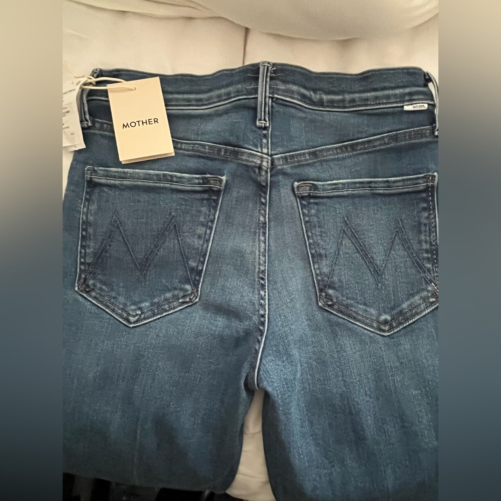 Nordstrom MOTHER Blue High-Rise Women's Jeans